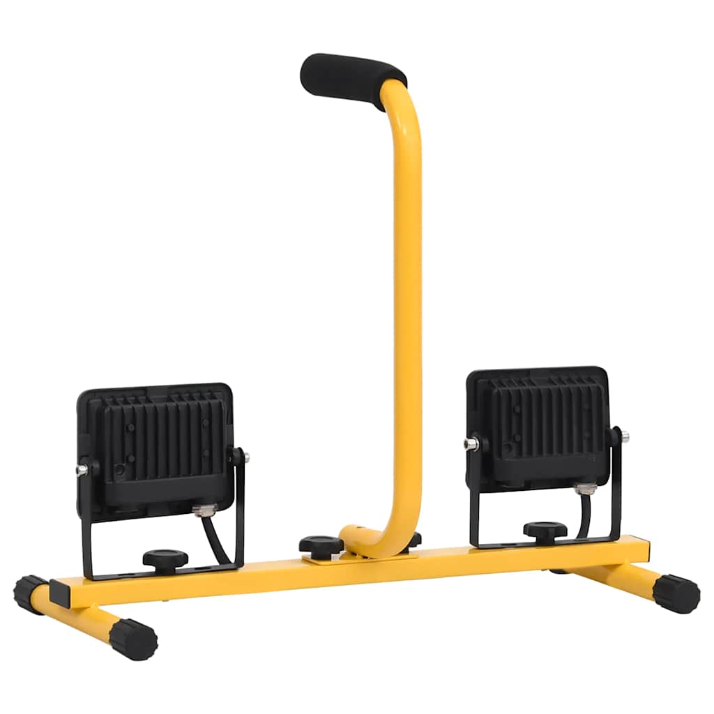 Προβολέας LED με Λαβή Ψυχρό Λευκό 2 x 20 W - PAKOBAZAAR