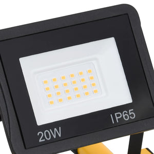 Προβολέας LED με Λαβή Ψυχρό Λευκό 2 x 20 W - PAKOBAZAAR