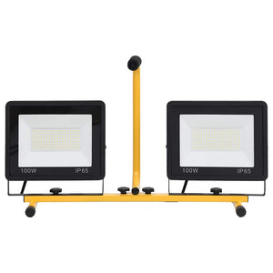 Προβολέας LED με Λαβή Ψυχρό Λευκό 2 x 100 W - Pakobazaar
