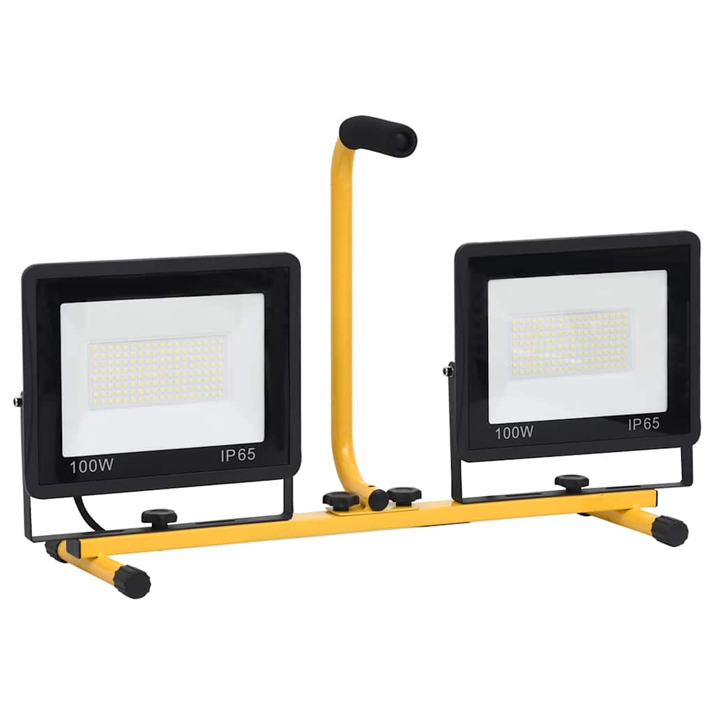 Προβολέας LED με Λαβή Ψυχρό Λευκό 2 x 100 W - Pakobazaar
