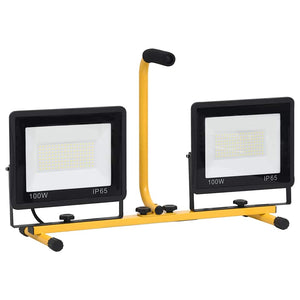 Προβολέας LED με Λαβή Ψυχρό Λευκό 2 x 100 W - Pakobazaar