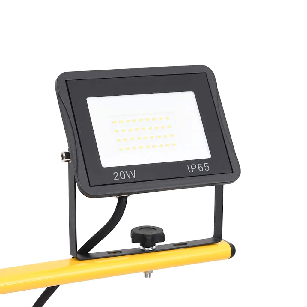 Προβολέας LED με Τρίποδο Θερμό Λευκό 2 x 20 W - PAKOBAZAAR
