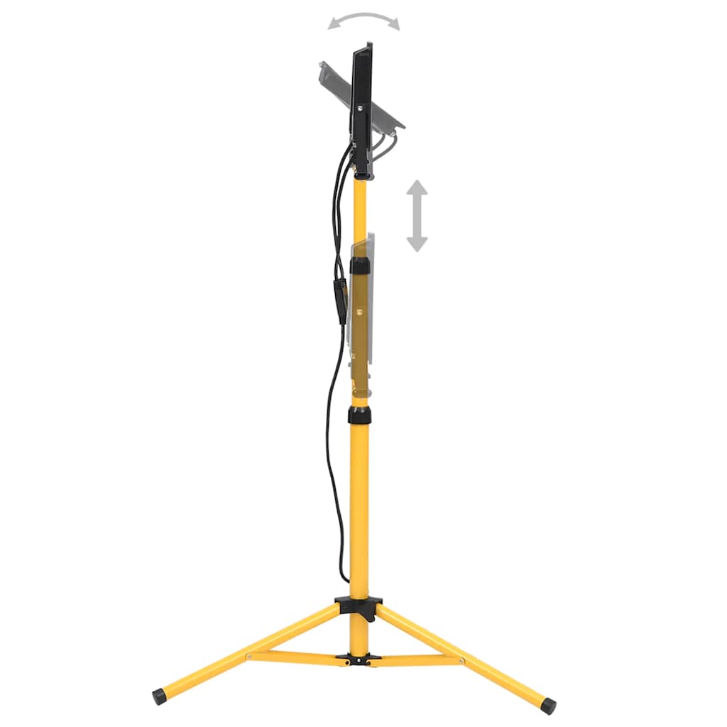 Προβολέας LED με Τρίποδο Θερμό Λευκό 2 x 100 W - PAKOBAZAAR