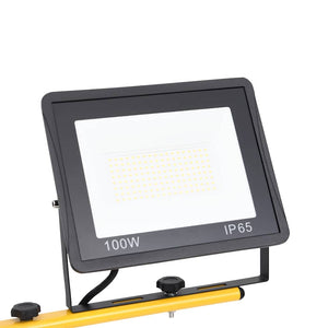 Προβολέας LED με Τρίποδο Θερμό Λευκό 2 x 100 W - PAKOBAZAAR