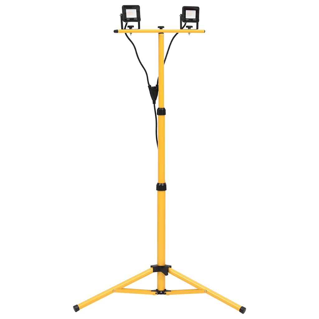 Προβολέας LED με Τρίποδο Ψυχρό Λευκό 2 x 10 W - PAKOBAZAAR