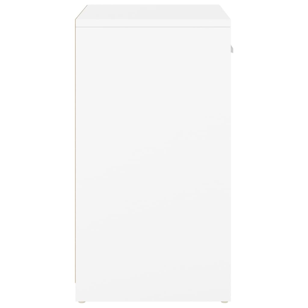 Παπουτσοθήκη Λευκή 94,5 x 31 x 57 εκ. από Επεξ. Ξύλο