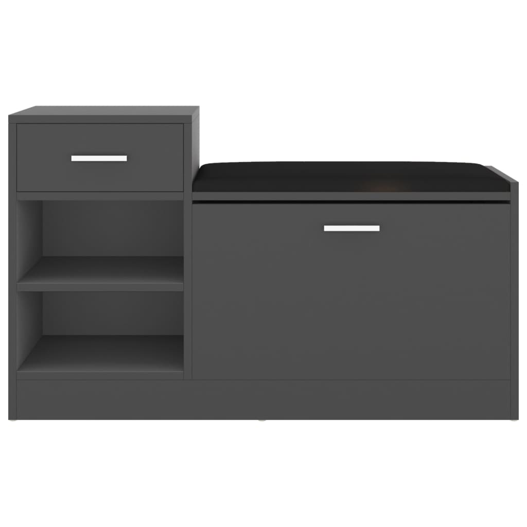 Παπουτσοθήκη Γκρι 94,5 x 31 x 57 εκ. από Επεξ. Ξύλο