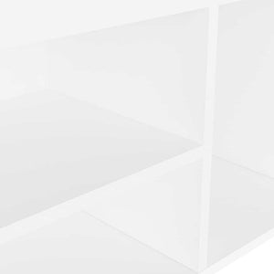 Παπουτσοθήκη Λευκή 80 x 30 x 47 εκ. Επεξ. Ξύλο με Μαξιλάρι
