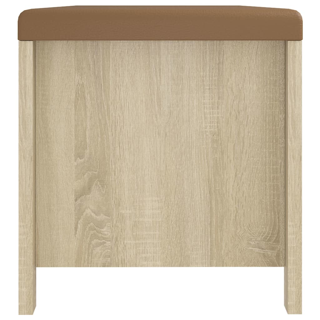 Κουτί Αποθήκευσης Sonoma Δρυς 105x40x45εκ Επεξ. Ξύλο+ Μαξιλάρι