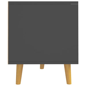 Έπιπλο Τηλεόρασης Γκρι 90x40x48,5 εκ. από Επεξεργασμένο Ξύλο