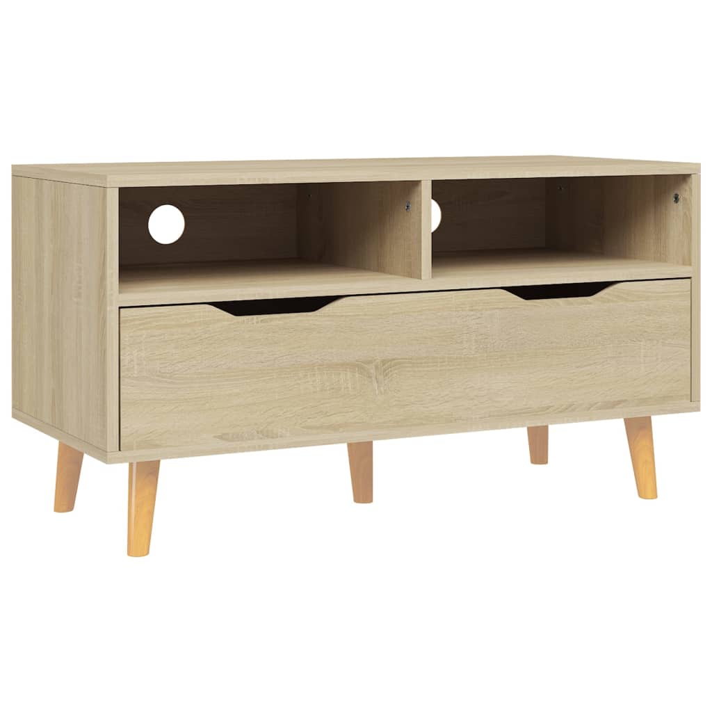Έπιπλο Τηλεόρασης Sonoma Δρυς 90x40x48,5 εκ. Επεξεργασμένο Ξύλο