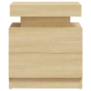 Κομοδίνο Sonoma Δρυς 40 x 35 x 52 εκ. από Επεξεργ. Ξύλο