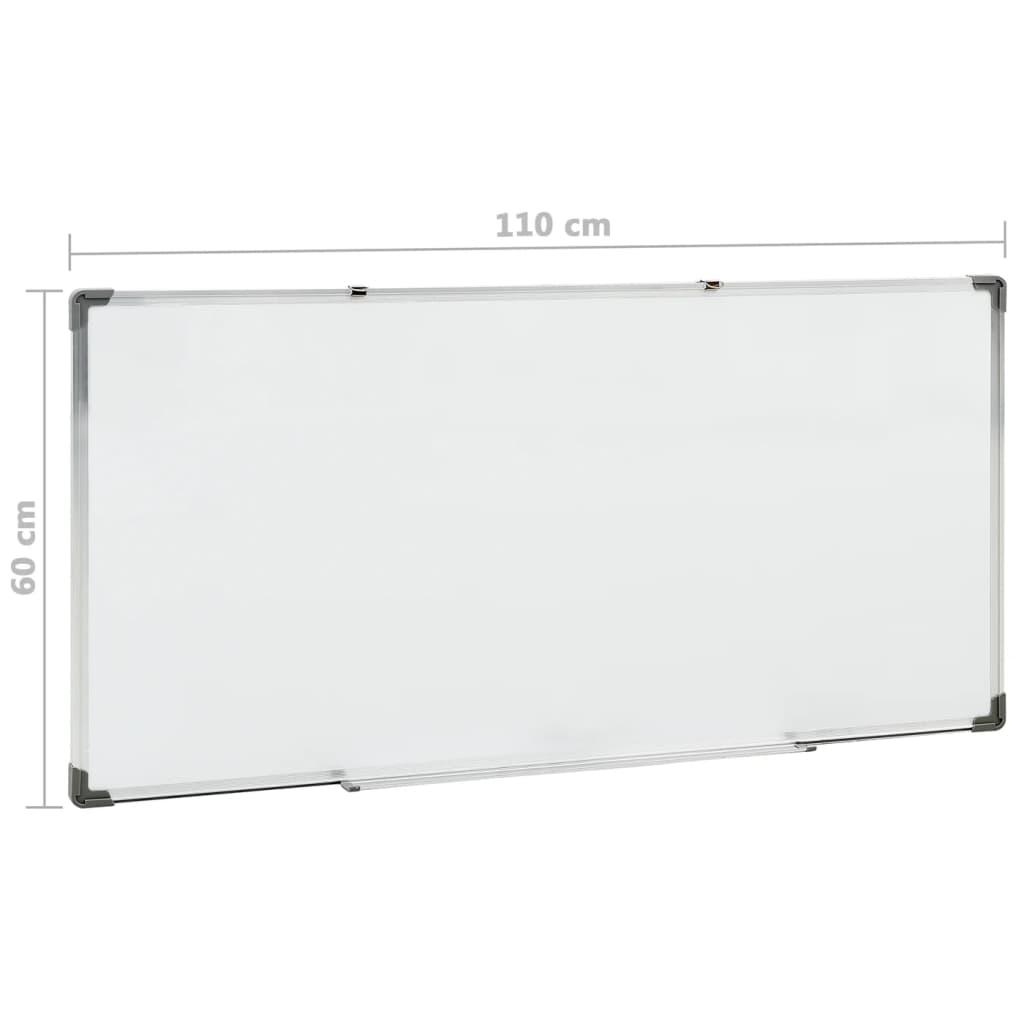 Πίνακας Μαρκαδόρου Μαγνητικός Λευκός 110 x 60 εκ. Ατσάλινος - Pakobazaar