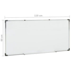 Πίνακας Μαρκαδόρου Μαγνητικός Λευκός 110 x 60 εκ. Ατσάλινος - Pakobazaar