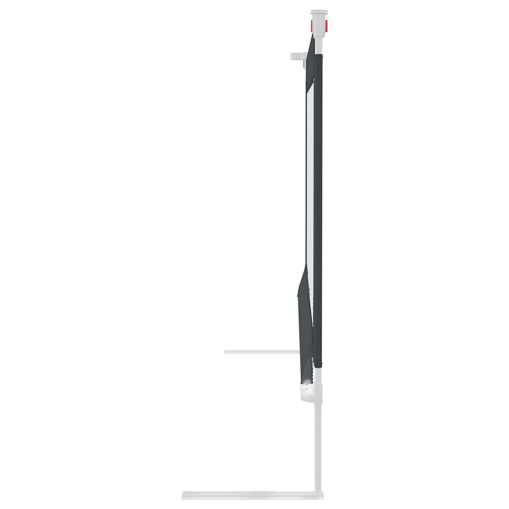 Μπάρα Κρεβατιού Προστατευτική Σκούρο Γκρι 100x25 εκ. Υφασμάτινη - Pakobazaar