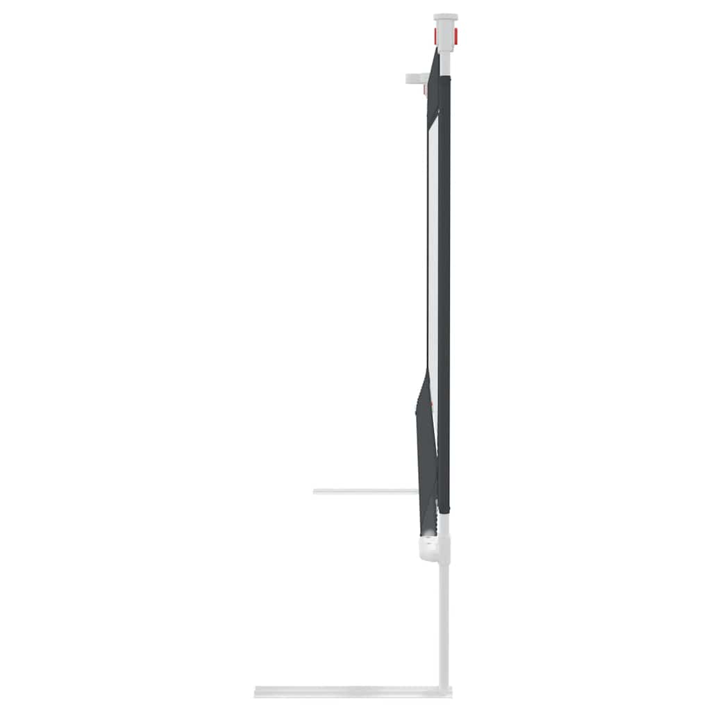 Μπάρα Κρεβατιού Προστατευτική Σκούρο Γκρι 200x25 εκ. Υφασμάτινη - Pakobazaar