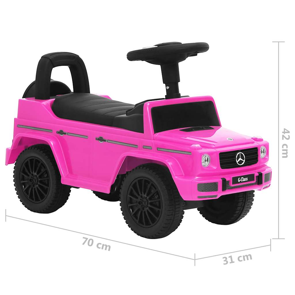 Παιδικό Αυτοκίνητο Περπατούρα Mercedes-Benz G63 Ροζ