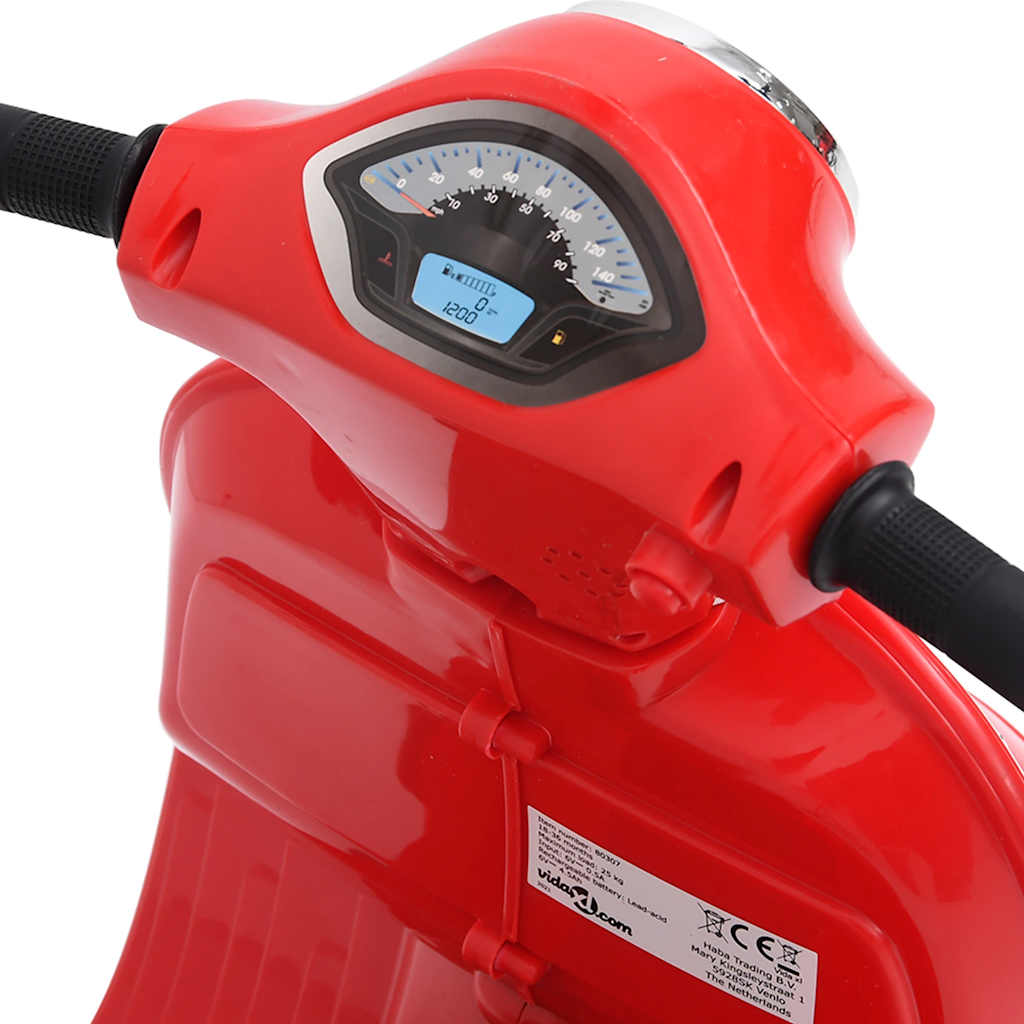 Παιχνίδι Ηλεκτρικό Μοτοσικλέτα Vespa GTS300 Κόκκινο