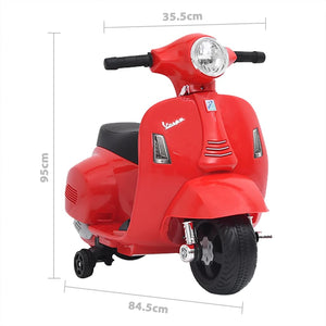Παιχνίδι Ηλεκτρικό Μοτοσικλέτα Vespa GTS300 Κόκκινο