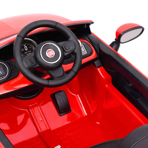 Παιδικό Αυτοκίνητο Ηλεκτρικό Fiat 500 Κόκκινο - Pakobazaar