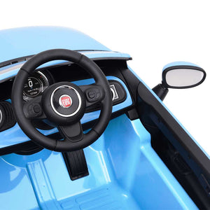 Παιδικό Αυτοκίνητο Ηλεκτρικό Fiat 500 Μπλε