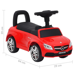 Αυτοκίνητο Παιδικό Περπατούρα Mercedes-Benz C63 Κόκκινο