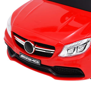 Περπατούρα Αυτοκίνητο με Λαβή Mercedes-Benz C63 Κόκκινο