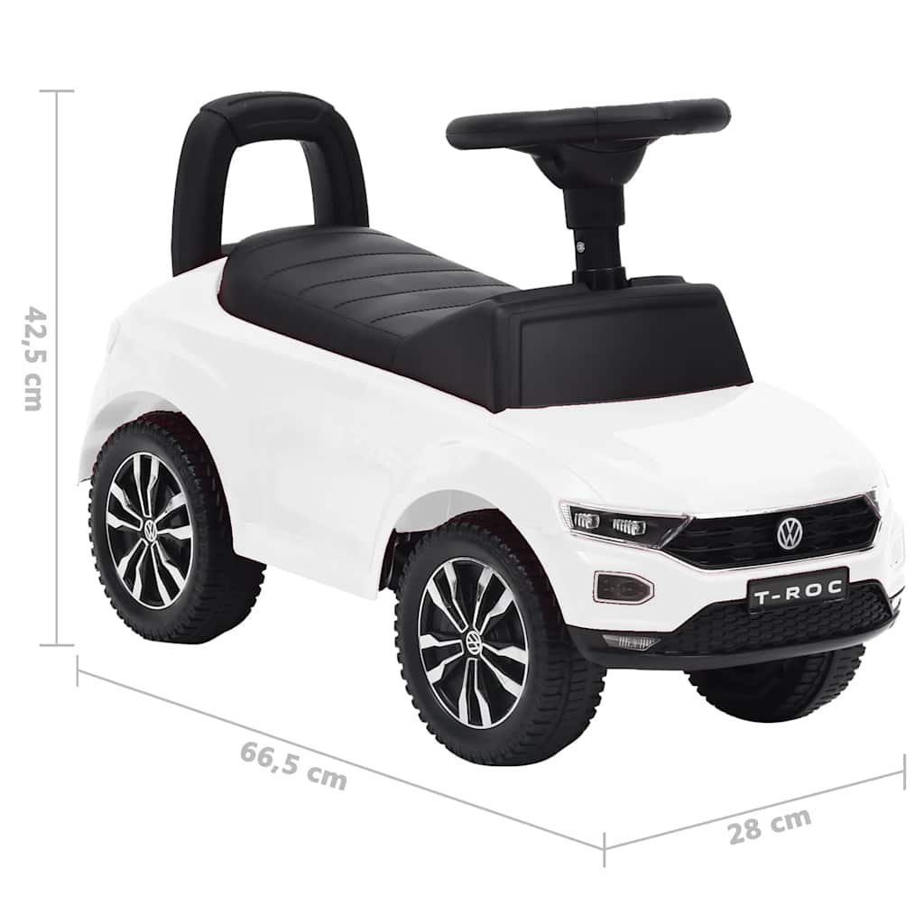 Παιδικό Αυτοκίνητο Περπατούρα Volkswagen T-Roc Λευκό