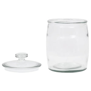 Βάζα 4 τεμ. 3850 ml Γυάλινα με Καπάκι