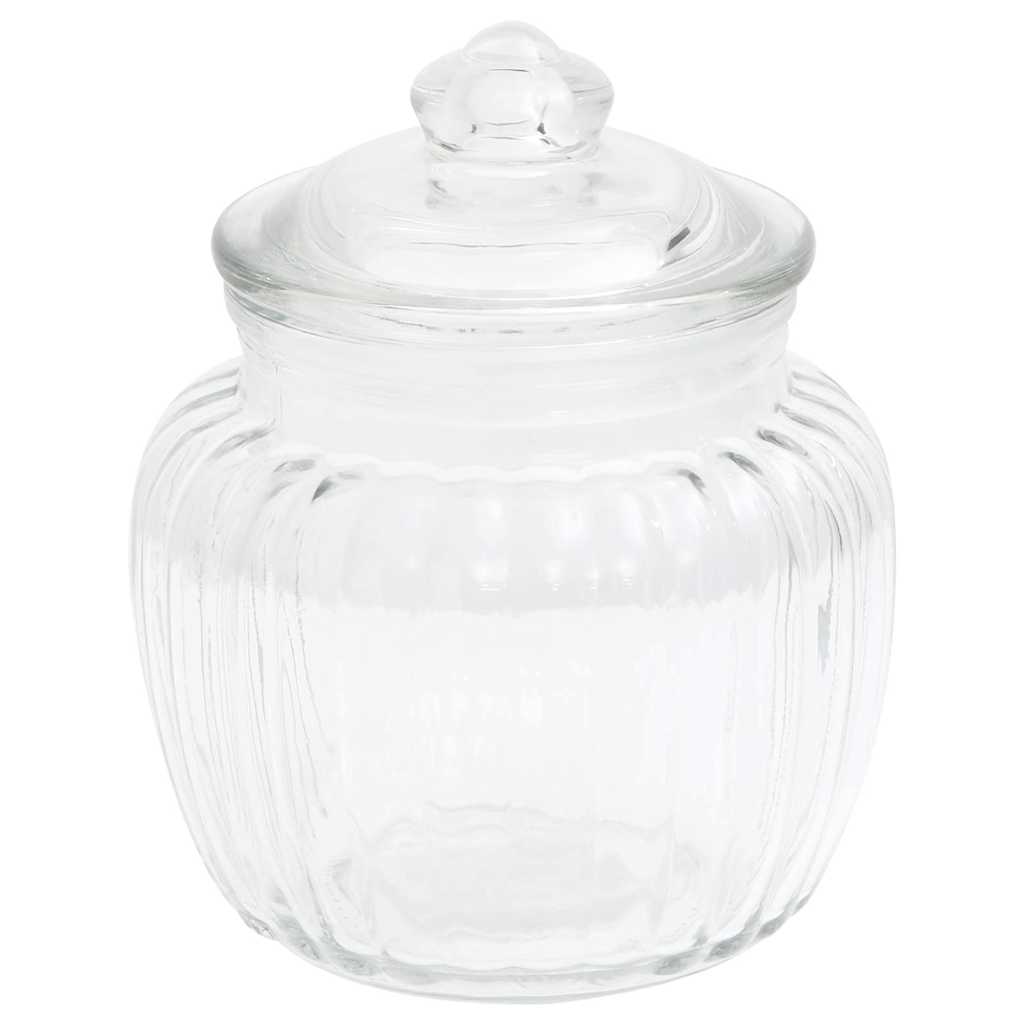 Βάζα Αποθήκευσης 6 τεμ. 500 ml Γυάλινα