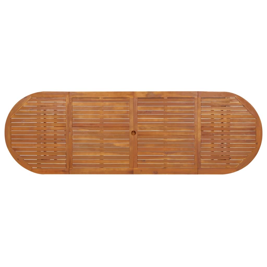 Τραπεζαρία Κήπου 280 x 90 x 75 εκ. από Μασίφ Ξύλο Ακακίας