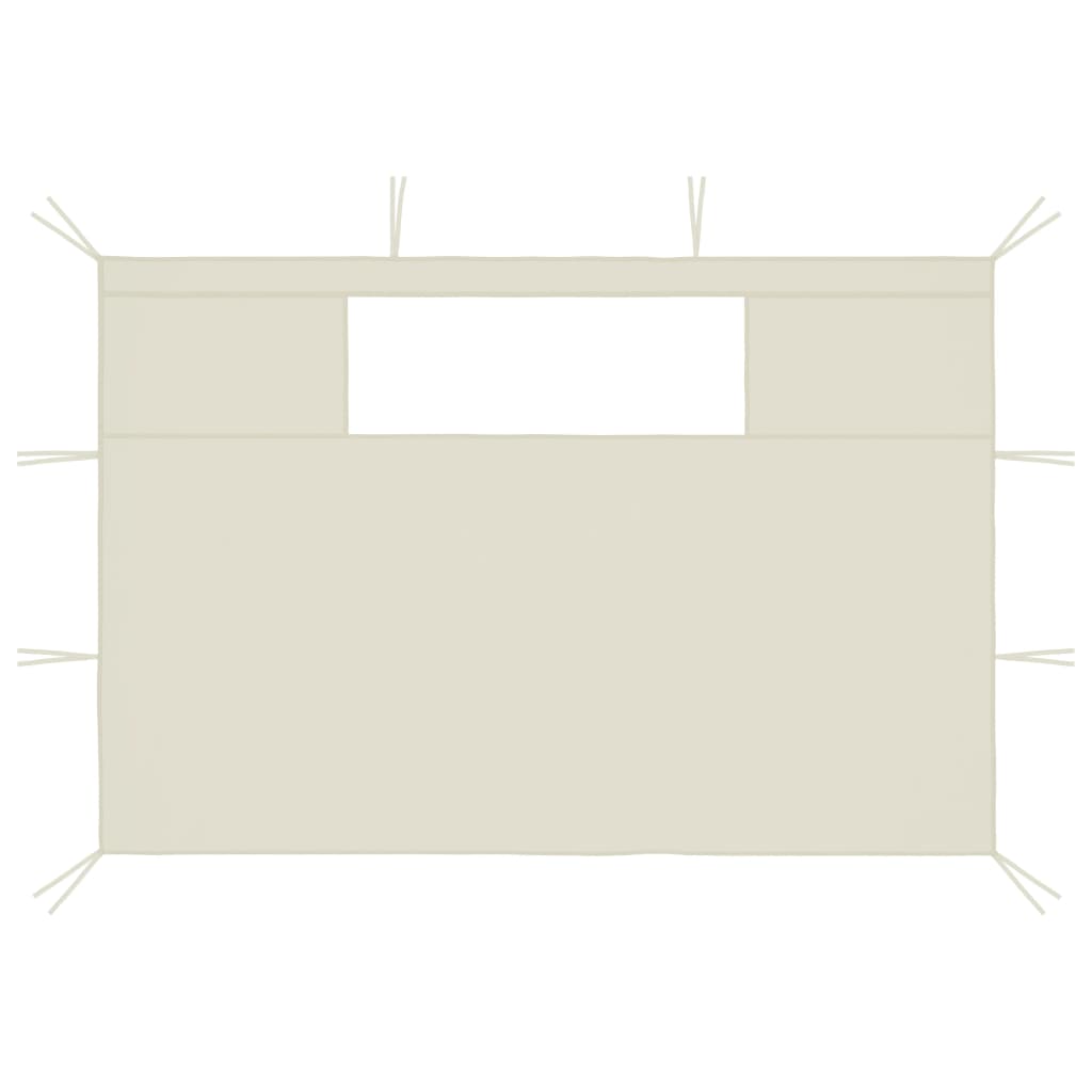 Πλαϊνά για Κιόσκι με Παράθυρα 2 τεμ. Κρεμ - PAKOBAZAAR