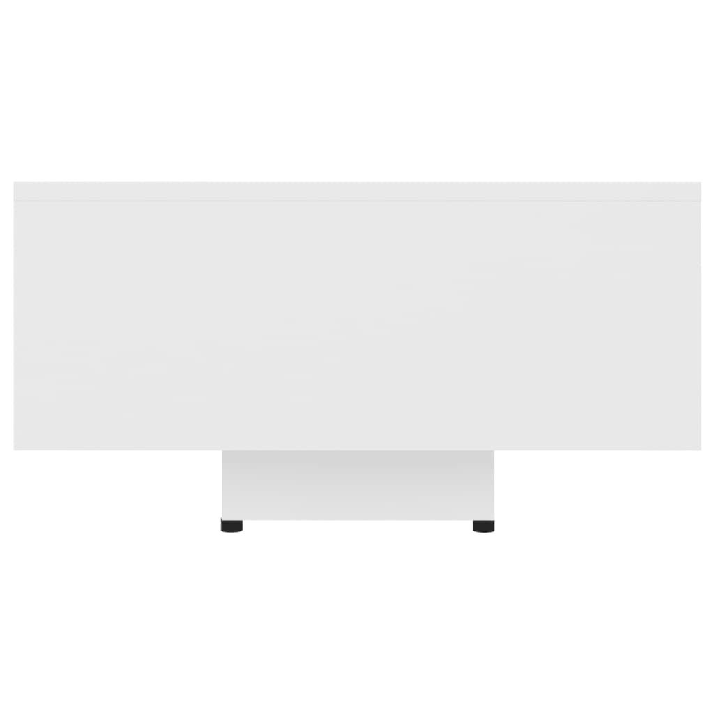 Τραπεζάκι Σαλονιού Λευκό 85 x 55 x 31 εκ. από Επεξ. Ξύλο - Pakobazaar