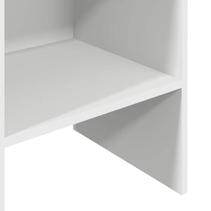 Βιβλιοθήκη Λευκή 40 x 35 x 180 εκ. από Επεξ. Ξύλο - Pakobazaar