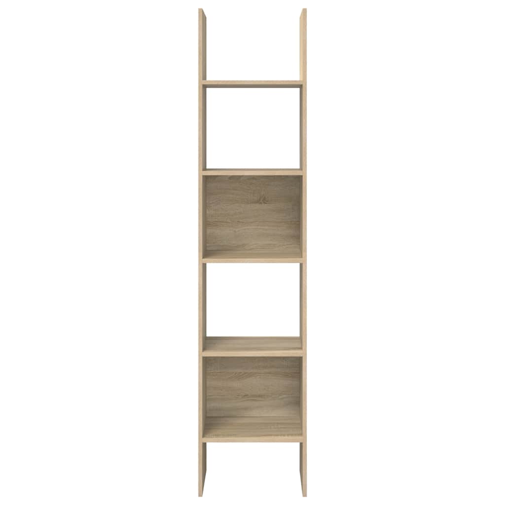 Βιβλιοθήκη Χρώμα Sonoma Δρυς 40 x 35 x 180 εκ. από Επεξ. Ξύλο
