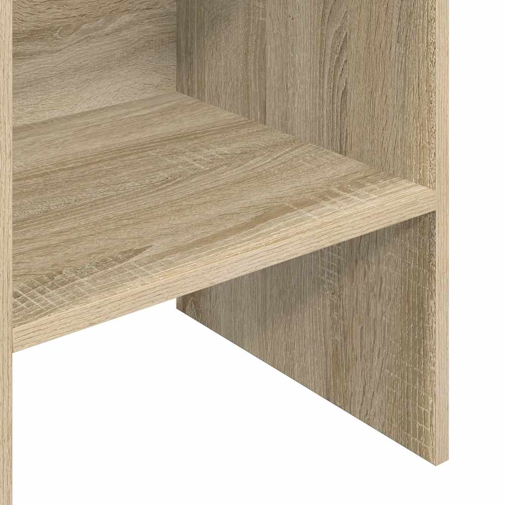 Βιβλιοθήκη Χρώμα Sonoma Δρυς 40 x 35 x 180 εκ. από Επεξ. Ξύλο