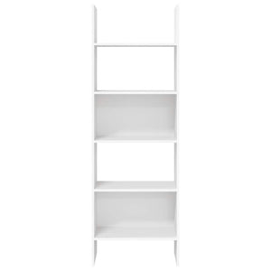 Βιβλιοθήκη Λευκή 60 x 35 x 180 εκ. από Επεξ. Ξύλο - Pakobazaar
