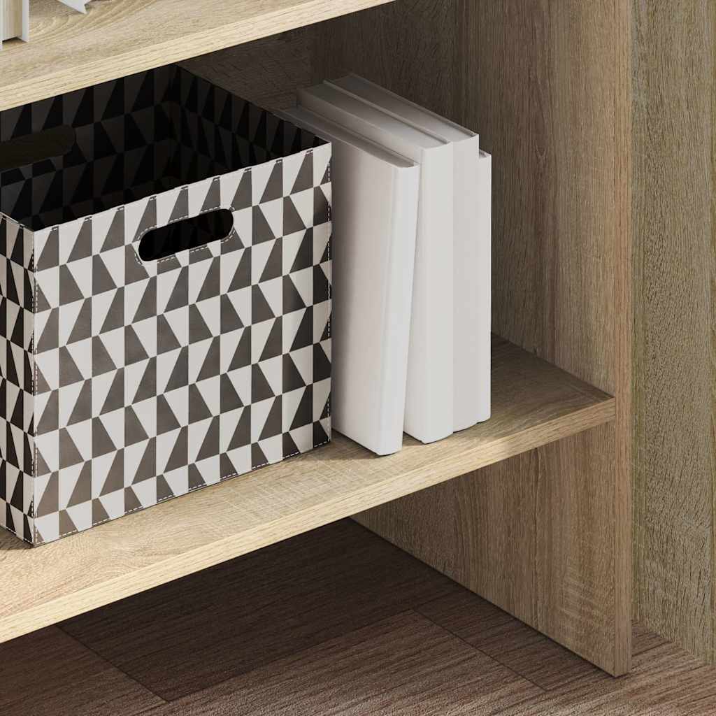 Βιβλιοθήκη Χρώμα Sonoma Δρυς 60 x 35 x 180 εκ. από Επεξ. Ξύλο
