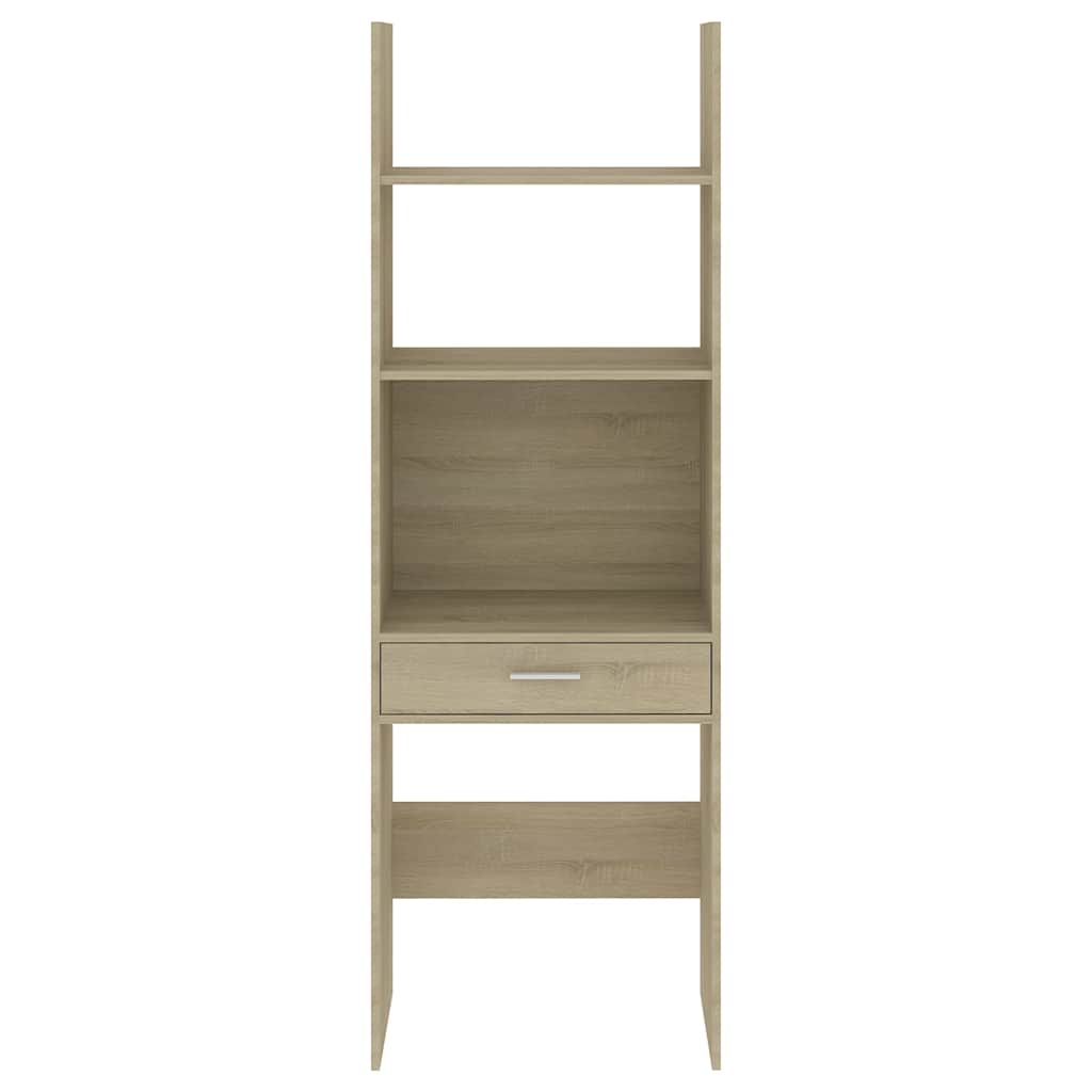 Βιβλιοθήκη Χρώμα Sonoma Δρυς 60 x 35 x 180 εκ. από Επεξ. Ξύλο