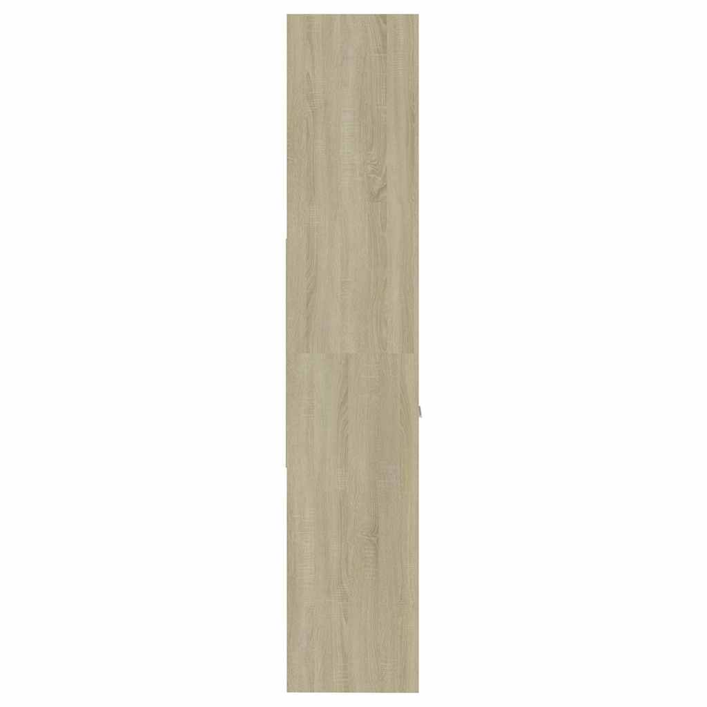 Βιβλιοθήκη Χρώμα Sonoma Δρυς 60 x 35 x 180 εκ. από Επεξ. Ξύλο