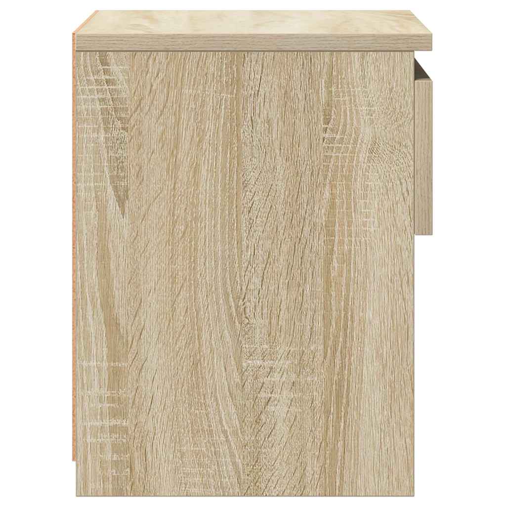 Κομοδίνα 2 τεμ. Sonoma Δρυς 40 x 30 x 39 εκ. από Επεξ. Ξύλο