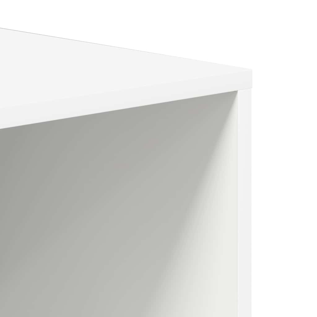 Πάγκος Αποθήκευσης Παπουτσιών Λευκός 105x35x35 εκ. Επεξ. Ξύλο