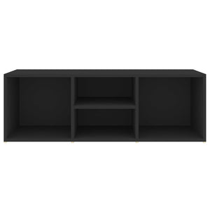 Πάγκος Αποθήκευσης Παπουτσιών Μαύρος 105x35x35 εκ. Επεξ. Ξύλο - Pakobazaar