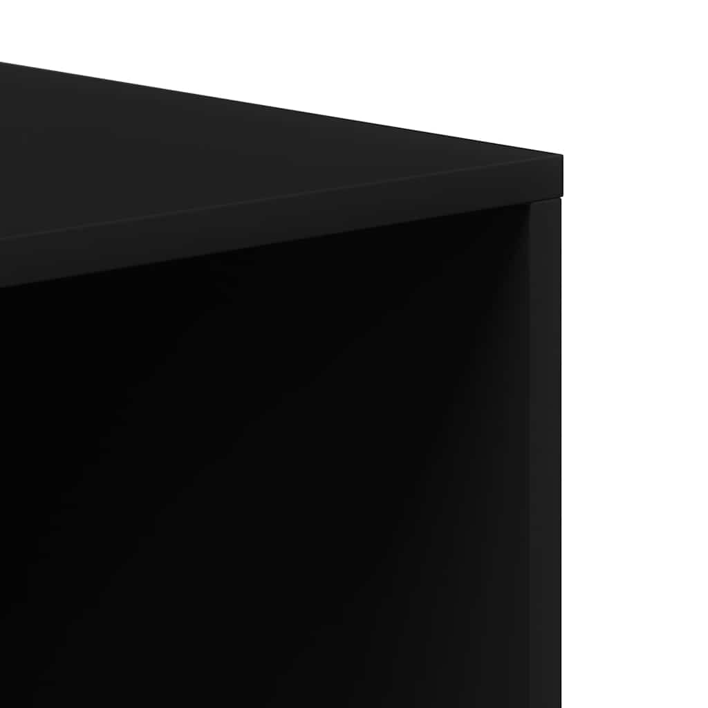 Πάγκος Αποθήκευσης Παπουτσιών Μαύρος 105x35x35 εκ. Επεξ. Ξύλο - Pakobazaar