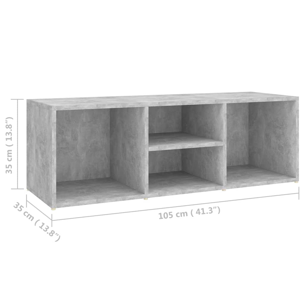 Παπουτσοθήκη / Πάγκος Γκρι Σκυρ. 105x35x35 εκ. από Επεξ. Ξύλο