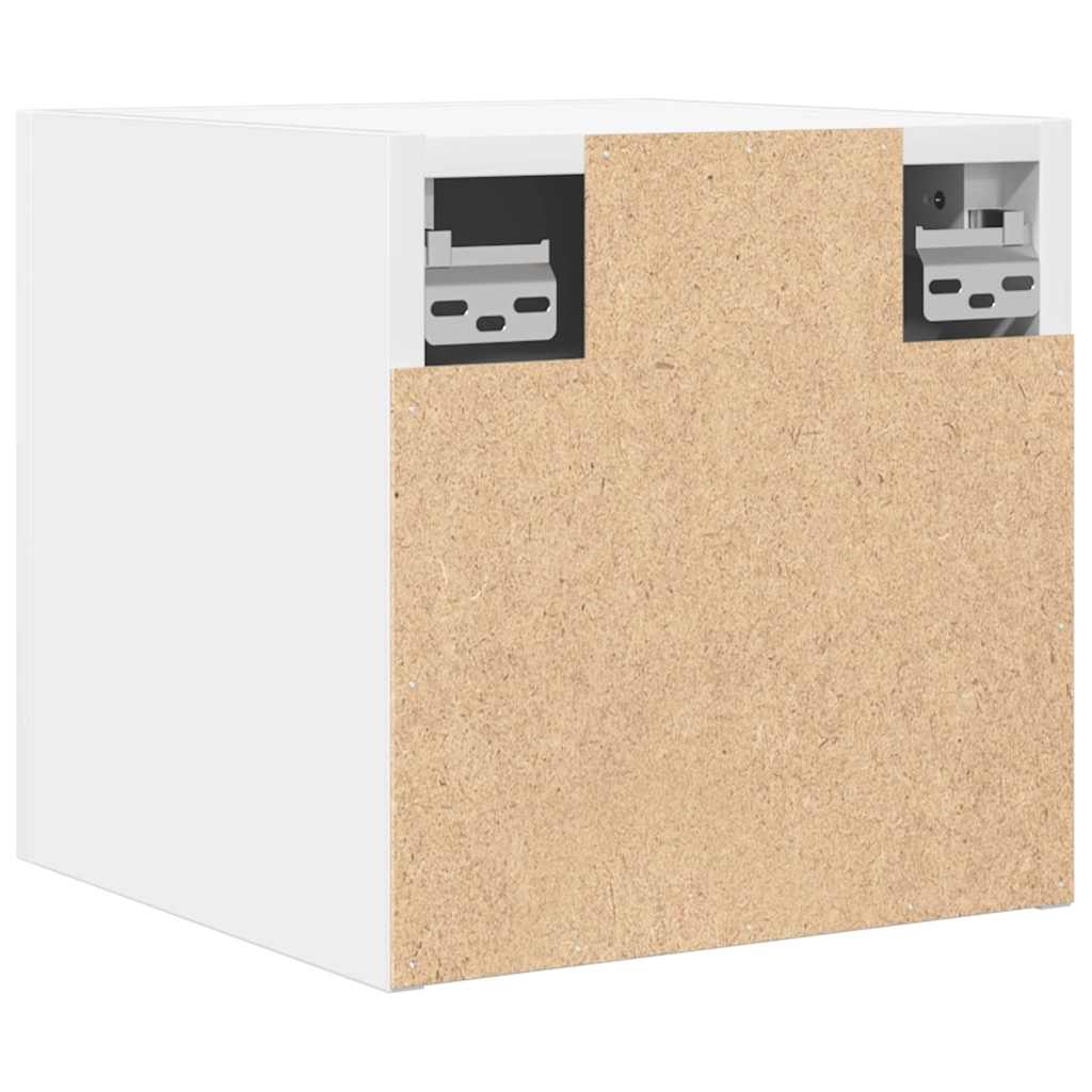 Έπιπλα Τηλεόρασης Κρεμαστά 2 Τεμαχίων Λευκά 30,5 x 30 x 30 εκ. - Pakobazaar