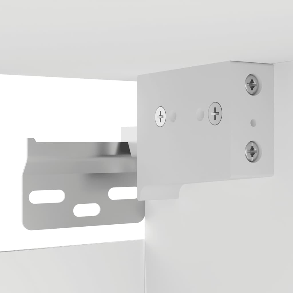 Έπιπλα Τηλεόρασης Κρεμαστά 2 Τεμαχίων Λευκά 30,5 x 30 x 30 εκ. - Pakobazaar