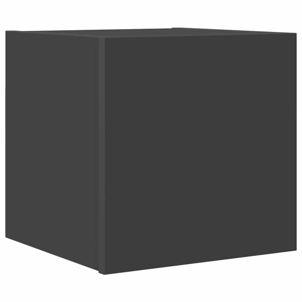 Έπιπλο Τηλεόρασης Κρεμαστό Γκρι 30,5x30x30 εκ. από Επεξ. Ξύλο
