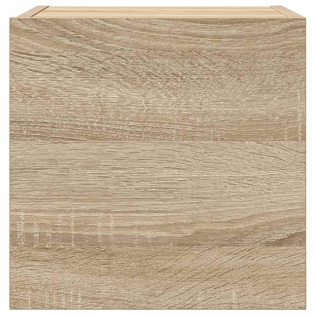 Έπιπλα Τηλεόρασης Κρεμαστά 4 τεμ. Sonoma Δρυς 30,5x30x30 εκ.