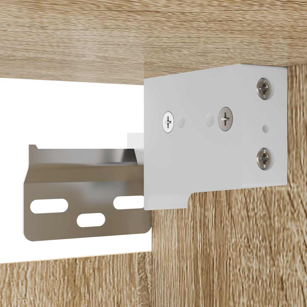 Έπιπλα Τηλεόρασης Κρεμαστά 4 τεμ. Sonoma Δρυς 30,5x30x30 εκ.